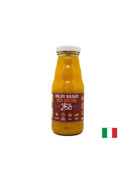 Organic smoothie of tangerine, pumpkin, buckwheat, turmeric, 200 ml - Nutra Best Europe