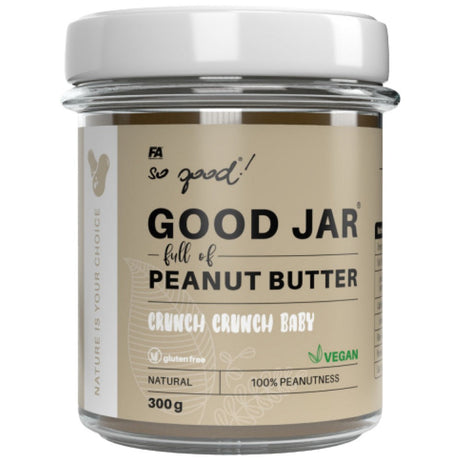 Good Jar / Full of Peanut Butter / Crunchy 300 grams - Nutra Best Europe