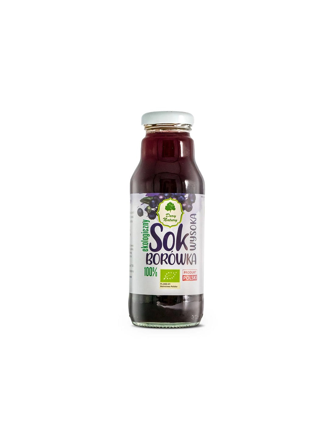 Organic blueberry juice - a powerful antioxidant, 270 ml - Nutra Best Europe