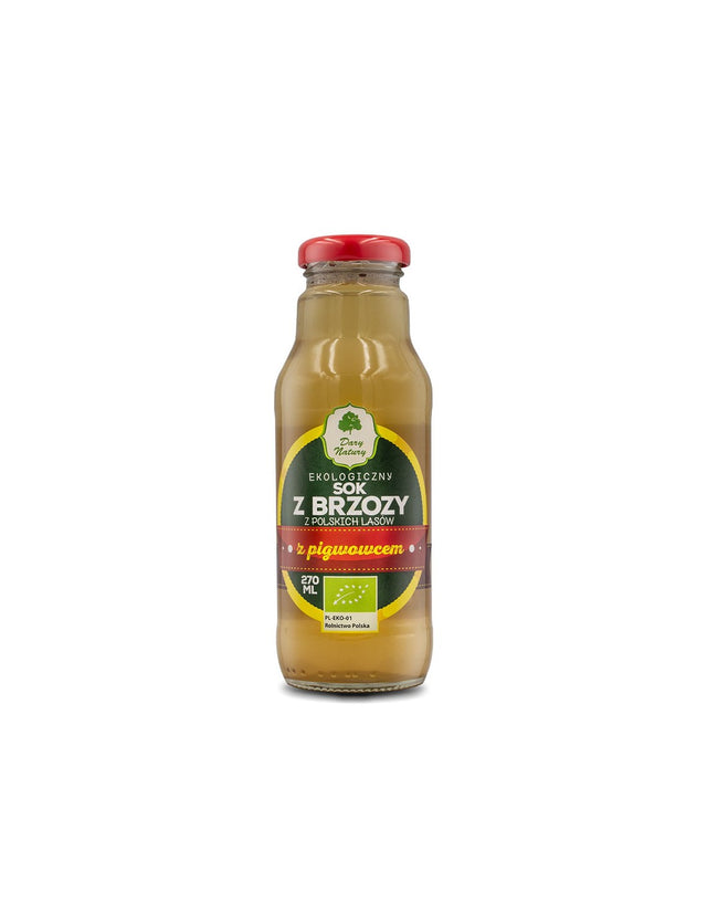Birch and quince organic juice - For fluid retention and indigestion, 270 ml - Nutra Best Europe