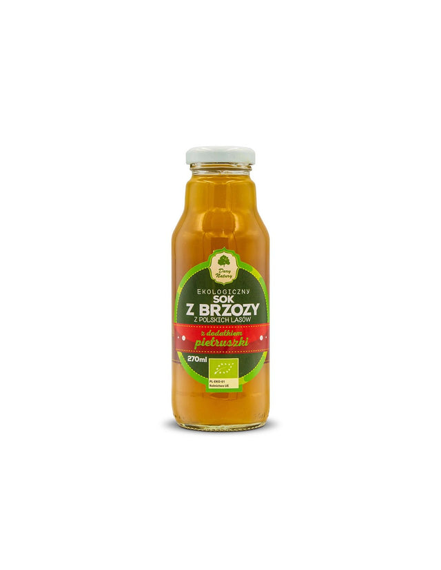 Organic birch and parsley juice - diuretic and detoxifier, 270 ml - Nutra Best Europe