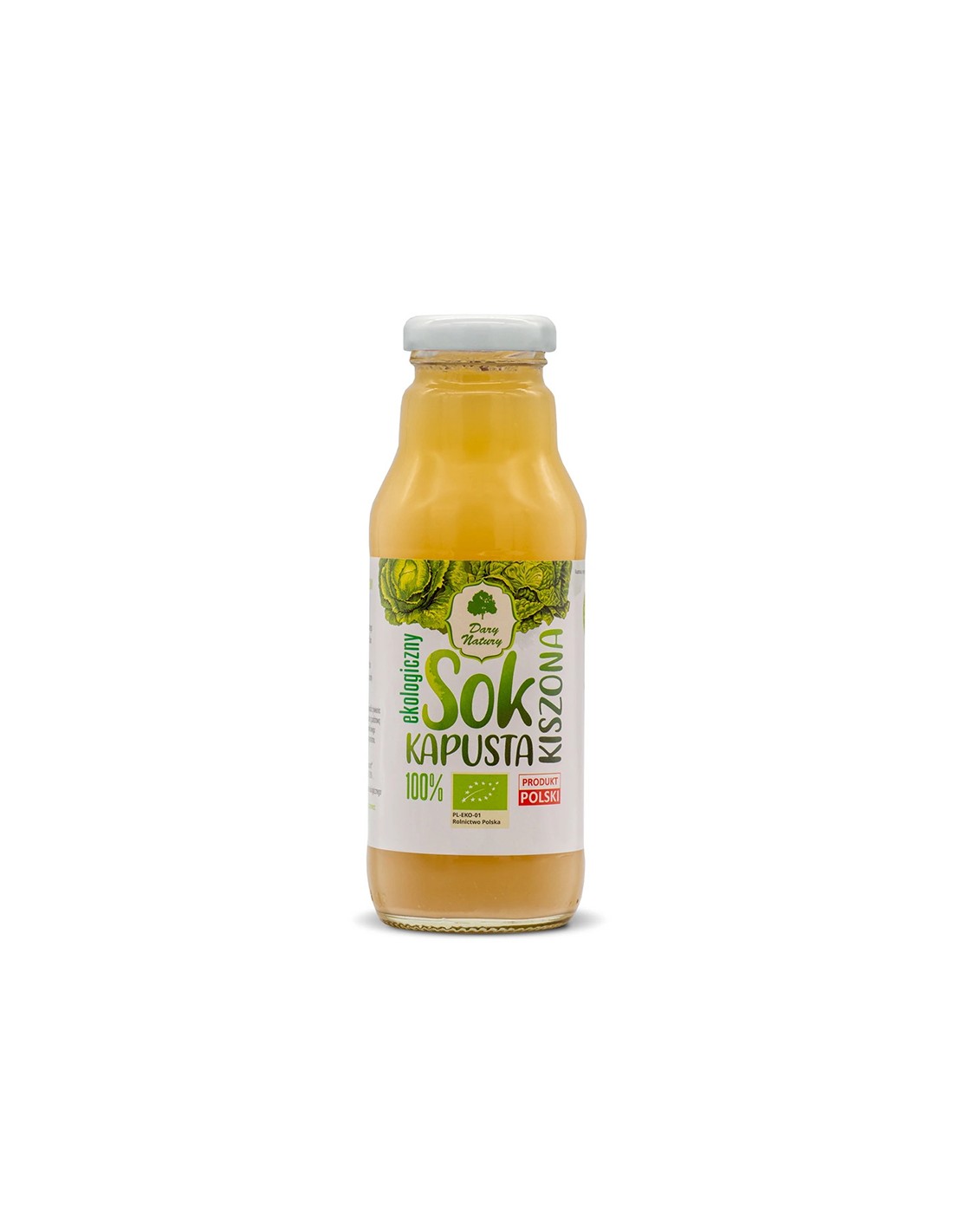 Organic sauerkraut juice, 270 ml Dary Natury - Nutra Best Europe