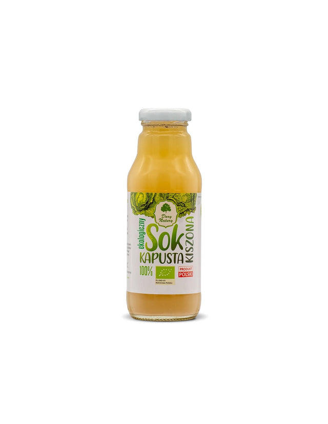Organic sauerkraut juice, 270 ml Dary Natury - Nutra Best Europe