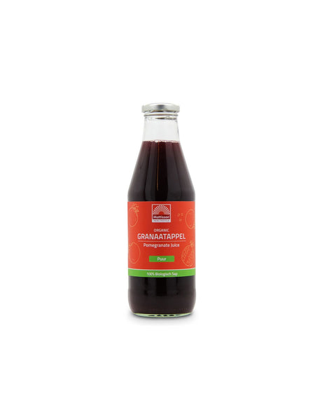 Bio pomegranate juice, 750 ml Mattisson Healthstyle - Nutra Best Europe