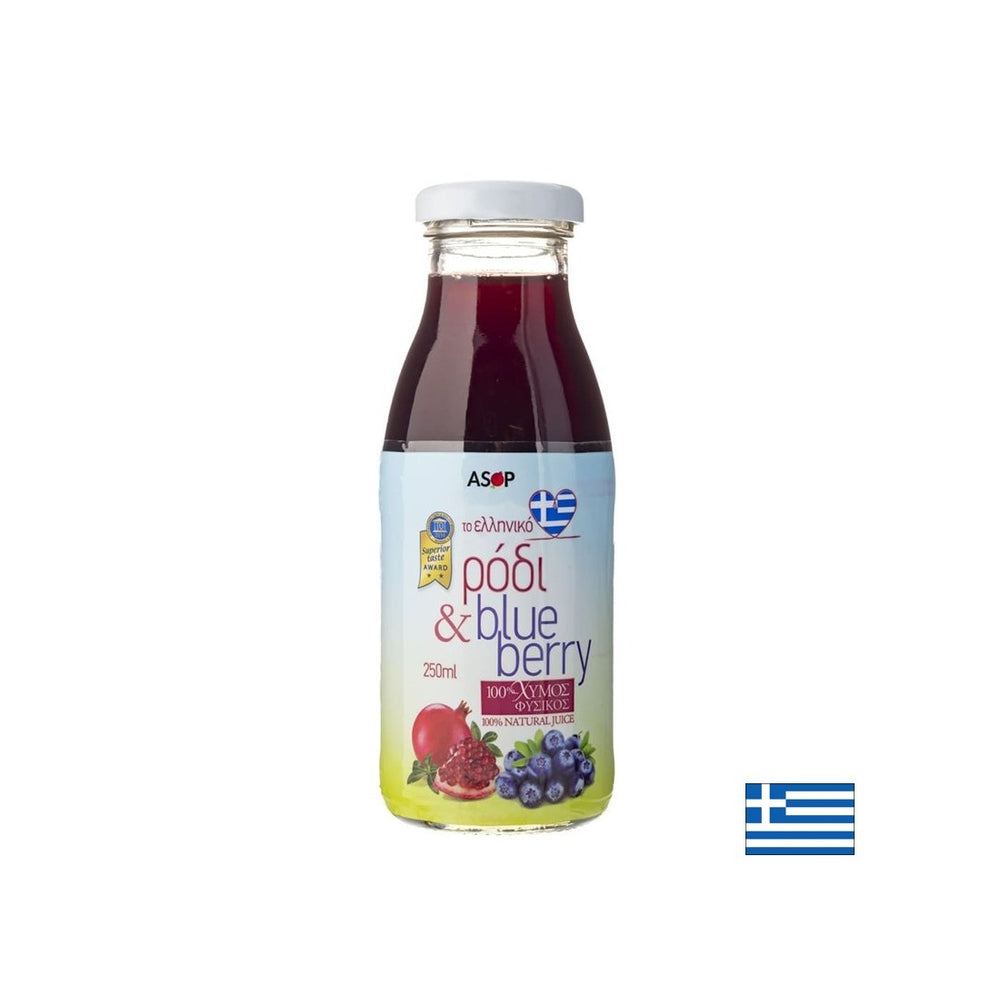 Pomegranate and Blueberry Juice - Immunity and Antioxidant Protection, 250 ml - Nutra Best Europe