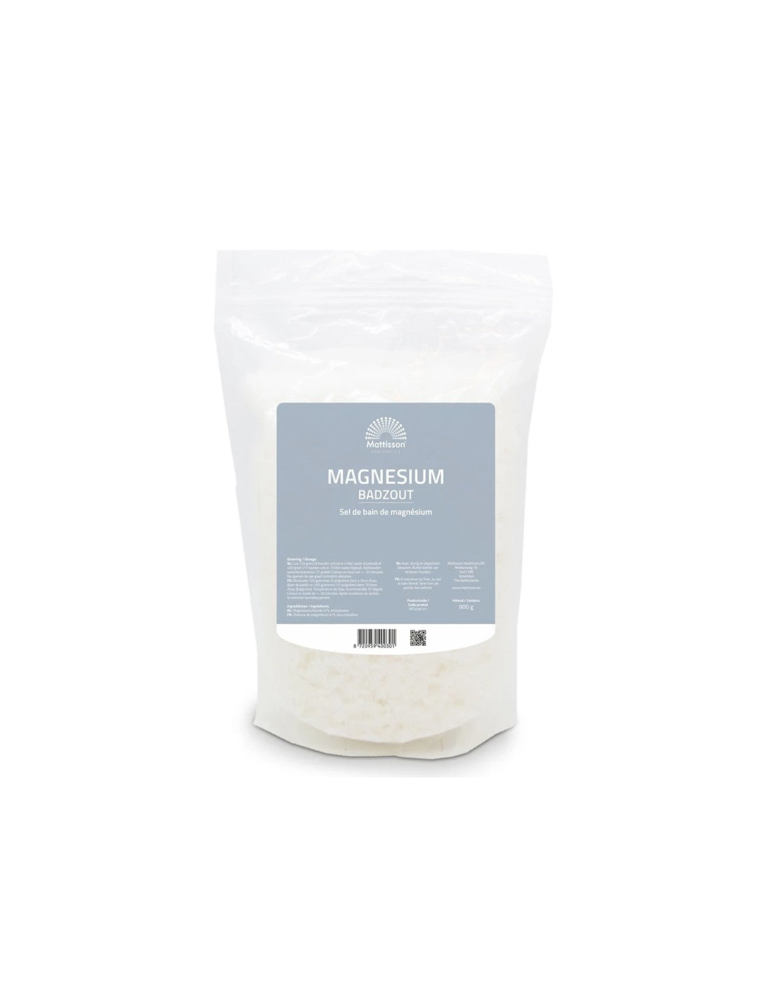 Bath salts with Magnesium, 900 g - Nutra Best Europe