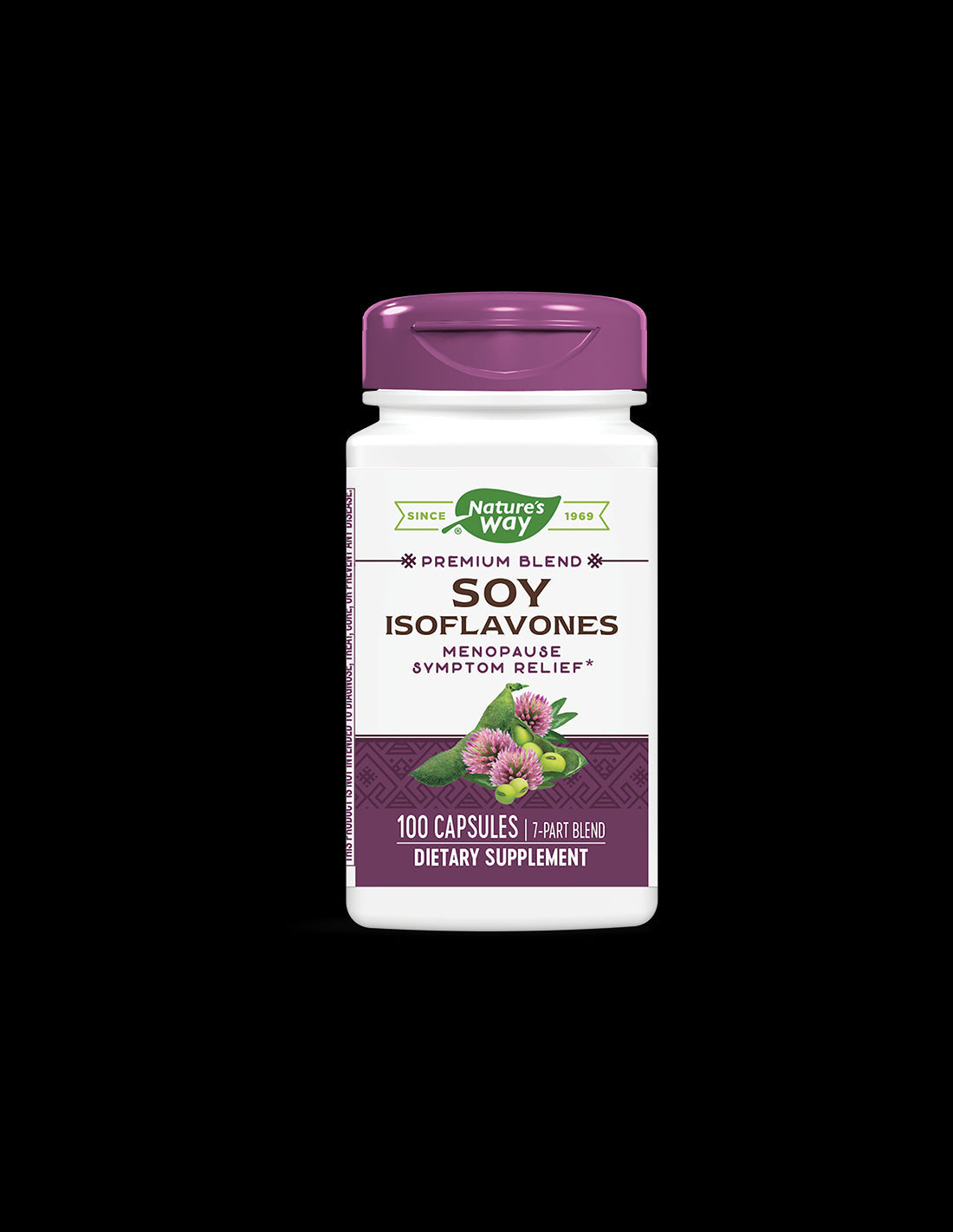 Soy isoflavones - premium formula - For menopause, 500 mg, 100 capsules - Nutra Best Europe