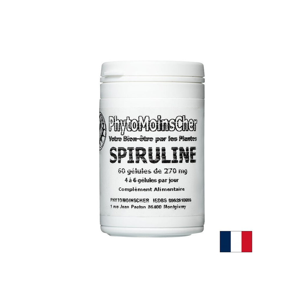 Energy and immunity - Spirulina, 270 mg x 60 capsules - Nutra Best Europe