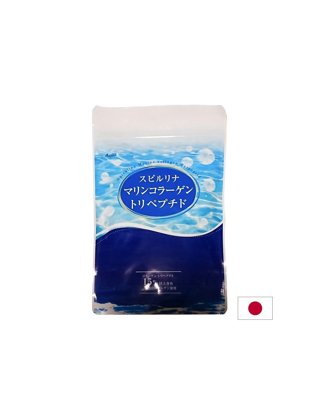 Japanese Spirulina + Fish Peptides and Vitamin C - Supports Joints and Skin, 800 Tablets - Nutra Best Europe