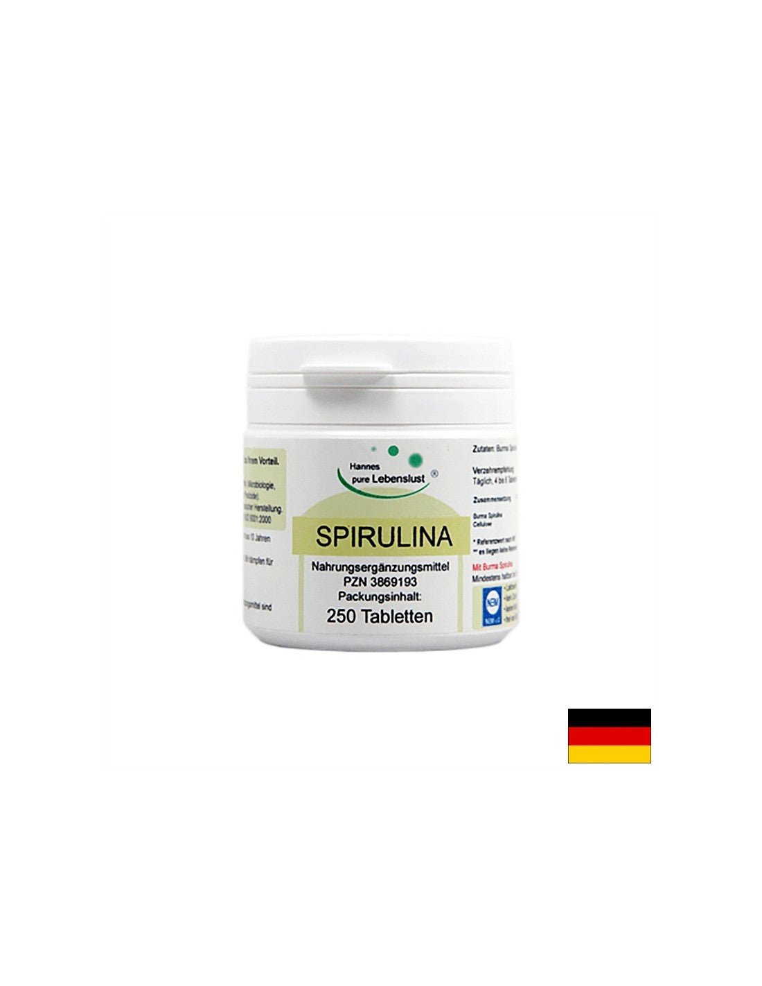 Spirulina - Spirulina, 250 tablets El Compra - Nutra Best Europe