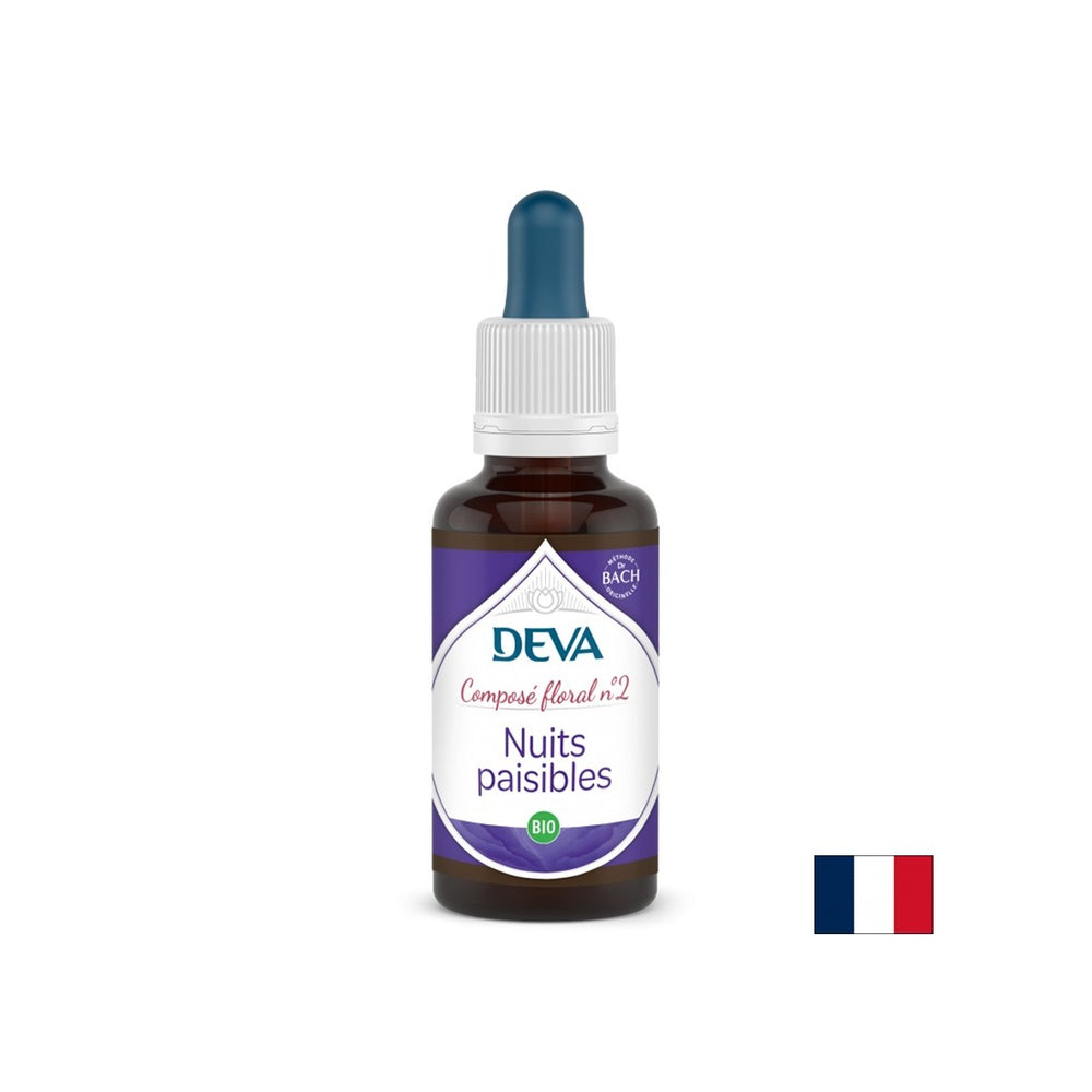 Peaceful nights, Bach method drops No. 2, 30 ml - Nutra Best Europe