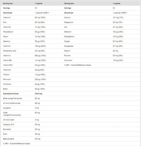 VITA-MIN 60 capsules - Nutra Best Europe