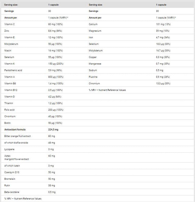 VITA-MIN 60 capsules - Nutra Best Europe