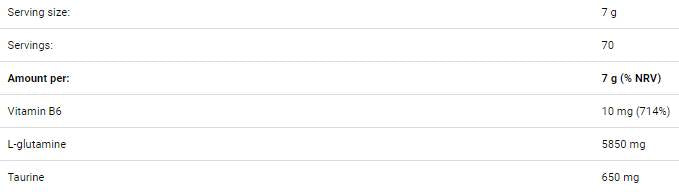 GLUTANIC 490 grams - Nutra Best Europe