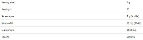 GLUTANIC 490 grams - Nutra Best Europe