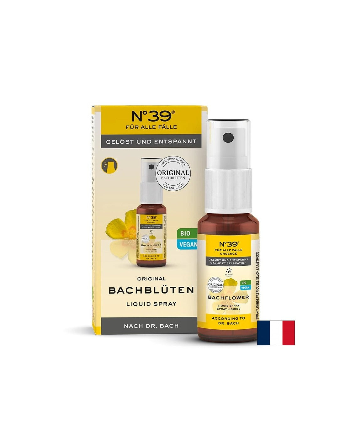 Dr. Bach Spray N°39 - Emergencies for calmness and relaxation, 20 ml Lemon Pharma - Nutra Best Europe