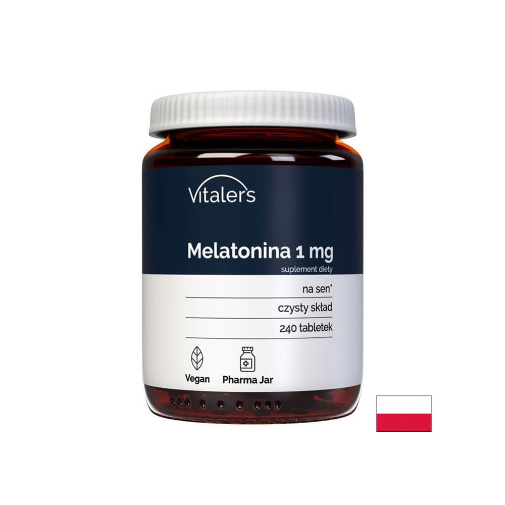 Against insomnia - Melatonin, 1 mg x 240 tablets - Nutra Best Europe