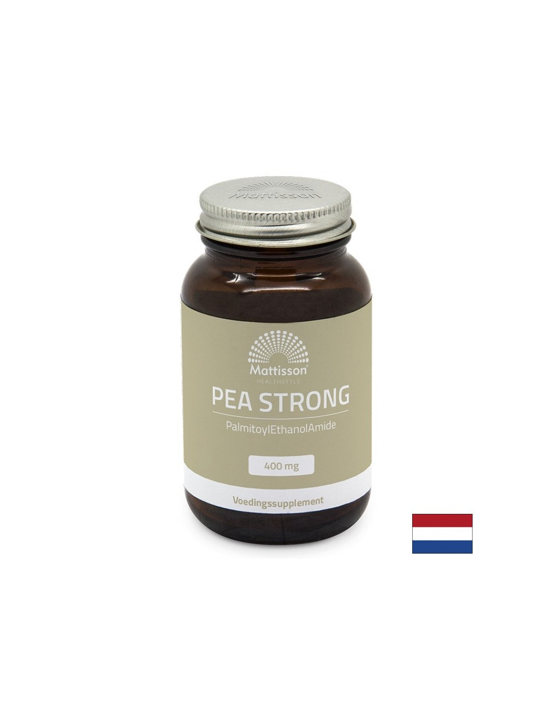 Against pain and inflammation - PEA (palmitoylethanolamide) - PEA Strong, 400 mg x 90 capsules Mattisson Healthstyle - Nutra Best Europe