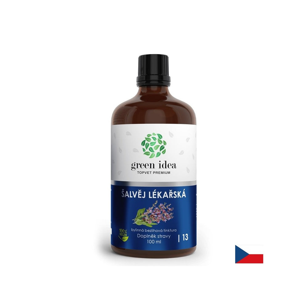 Against unwanted sweating and menopause - Salvia (sage), tincture (alcohol-free), 100 ml - Nutra Best Europe