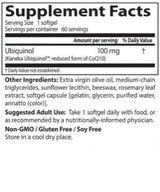 BEST Ubiquinol Kaneka QH 100 mg - 60 Gel capsules - Nutra Best Europe