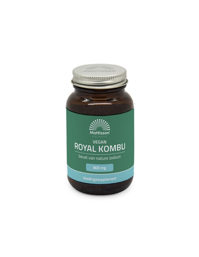 Thyroid - Royal Kombu (Laminaria Brown Algae), 60 Capsules Mattisson Healthstyle - Nutra Best Europe
