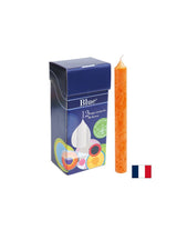 Stearin candles - orange, BIO, 12 pcs. - Nutra Best Europe