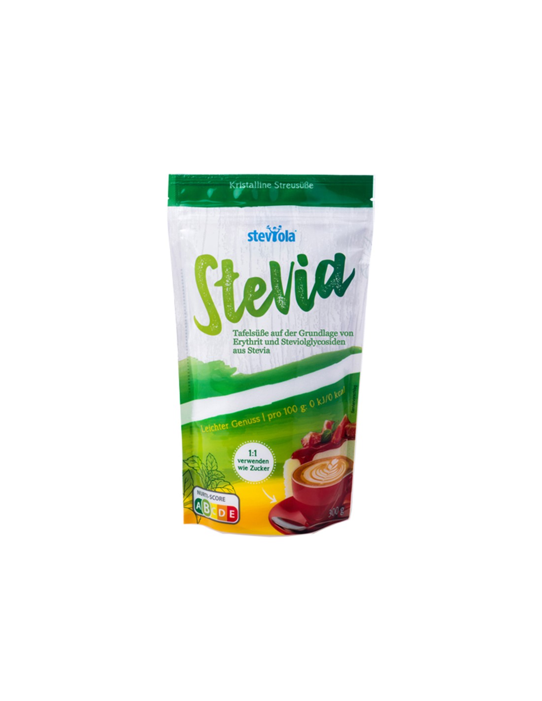 Stevia + Erythrthiol Steviola®, 300 g - Nutra Best Europe
