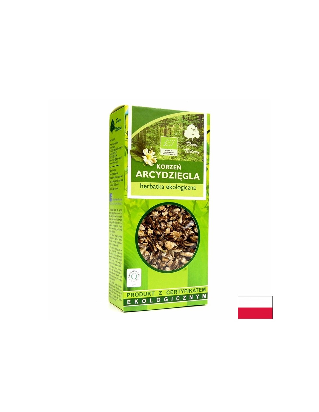 Gastrointestinal tract - Angelica Bio (root), 100 g Dary Natury - Nutra Best Europe