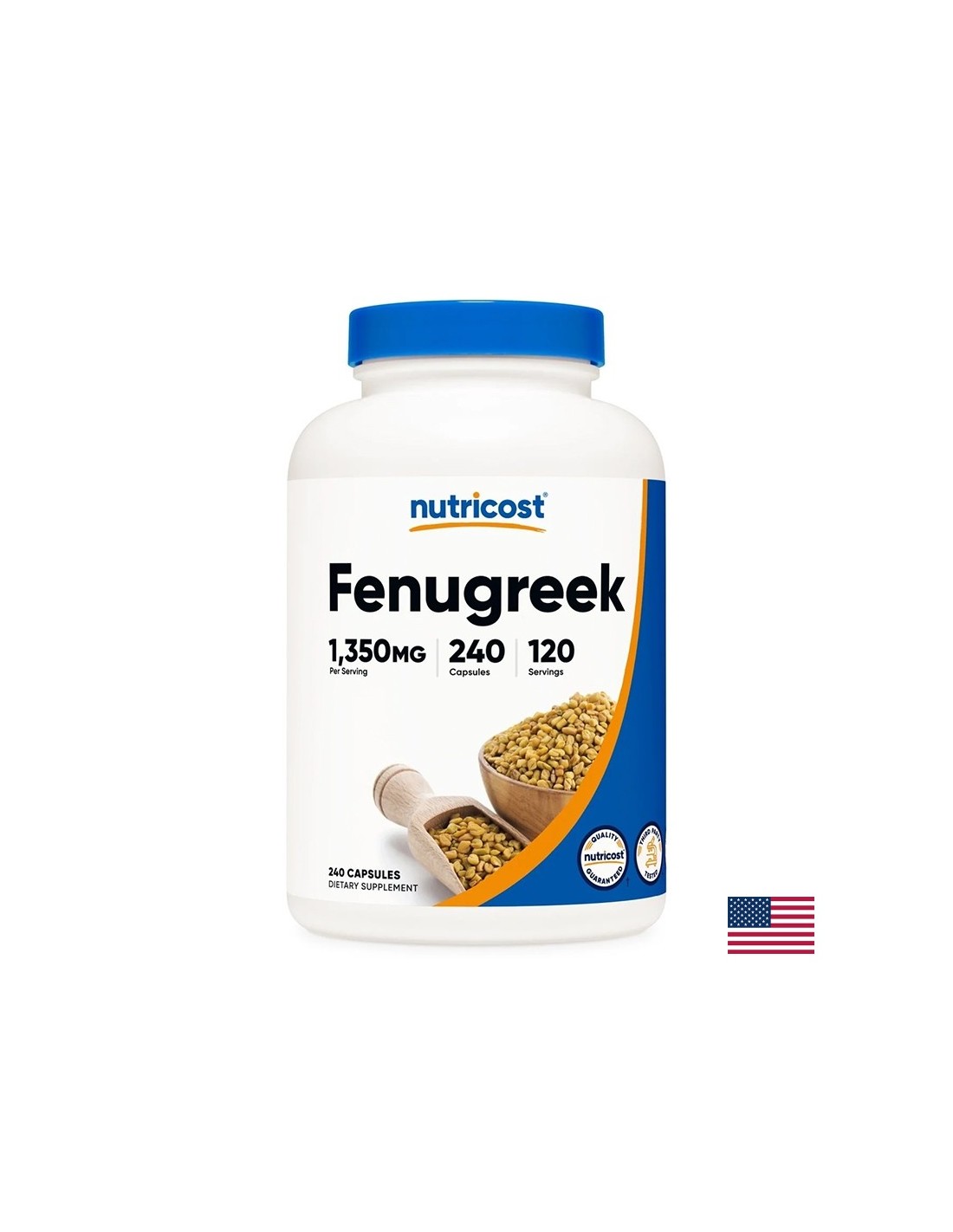 Gastrointestinal tract - Fenugreek (seeds), 240 capsules - Nutra Best Europe