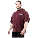 Legal Power Stone Wash Rag Top Hoodie ''Boston'' / Hooded Top / Red - Red - Nutra Best Europe