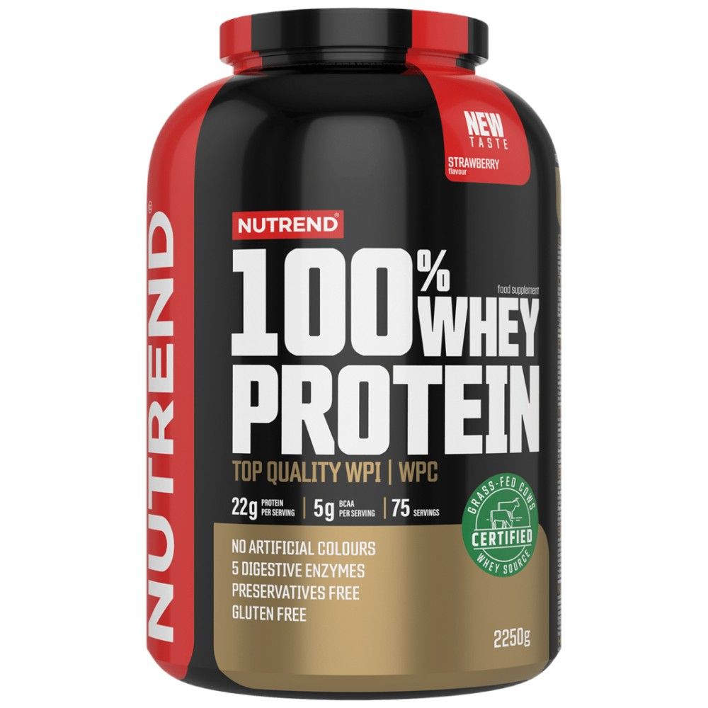 100% Whey Protein - 2250 grams - Nutra Best Europe