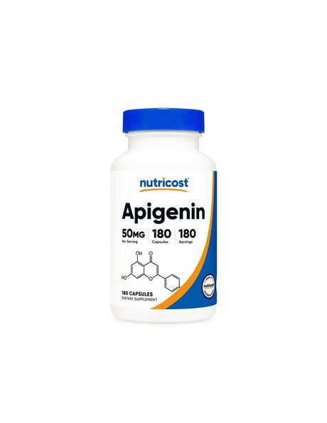 Stress and insomnia - Apigenin, 50 mg x 180 capsules - Nutra Best Europe