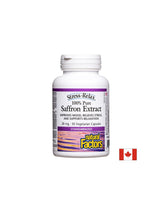 Stress and Depression - Saffron (standardized extract), 28 mg x 30 V capsules Natural Factors - Nutra Best Europe