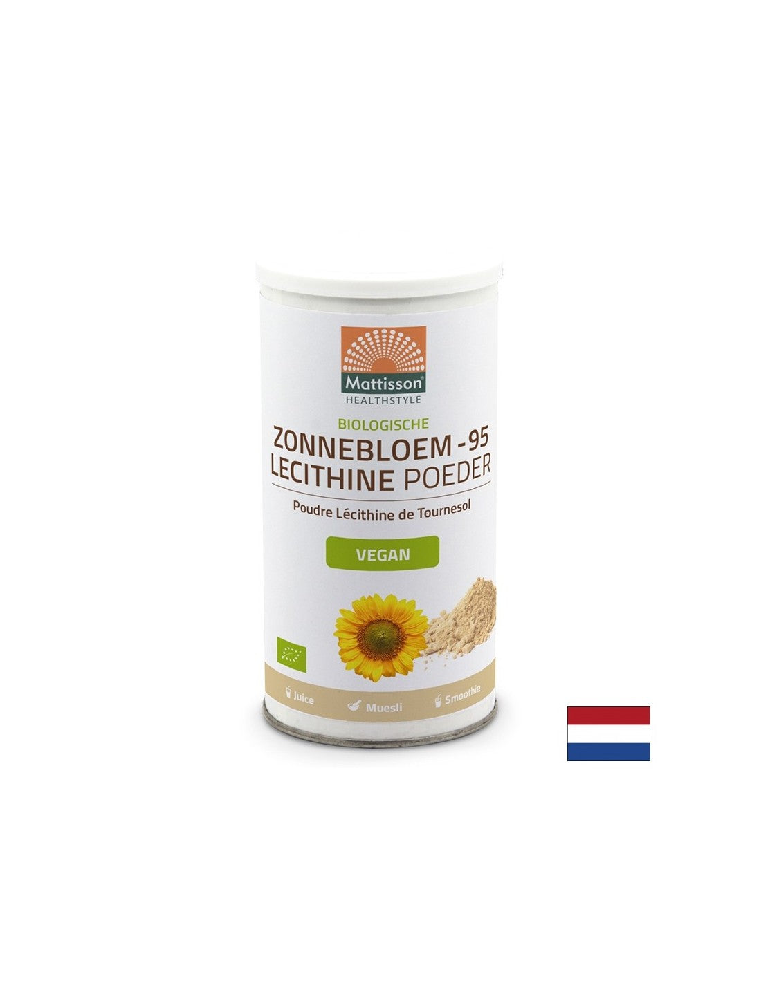 Stress and depression - Sunflower lecithin Bio, 180 g powder - Nutra Best Europe
