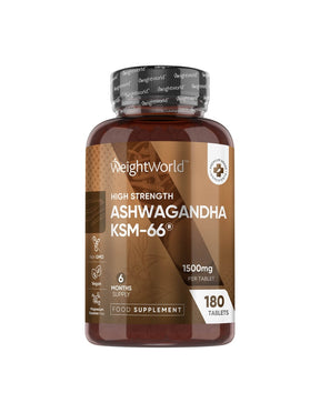 Stress and good mood - Ashwagandha KSM-66®, 150 mg x 180 tablets - Nutra Best Europe