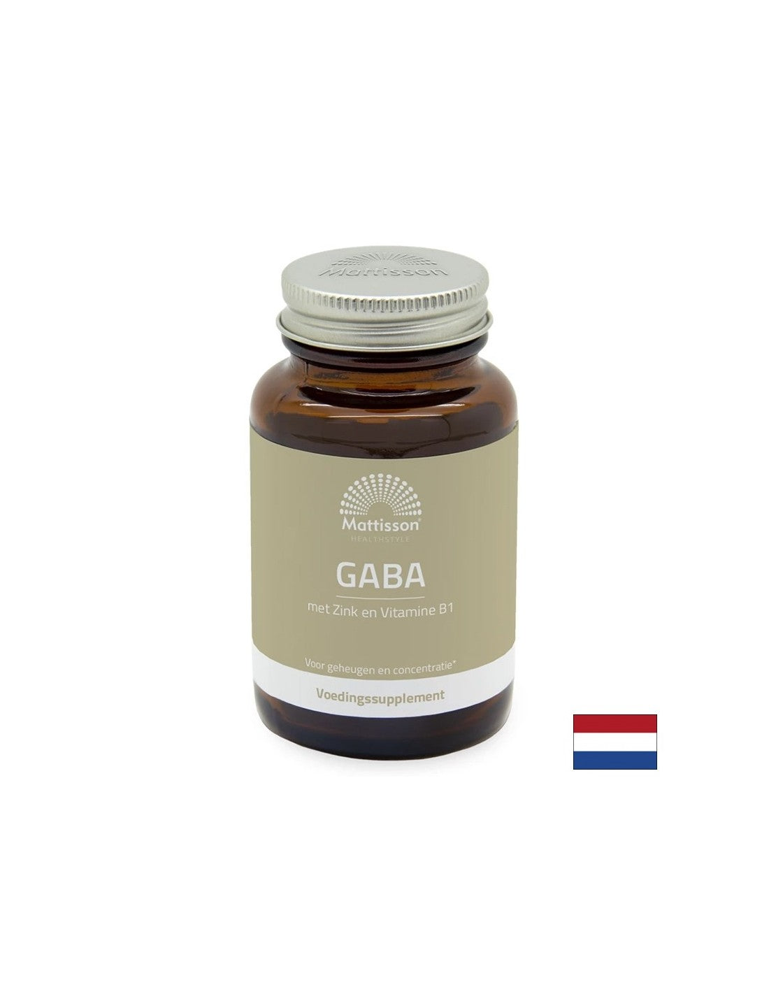 Stress and good mood - GABA 1000 mg + Zinc and Vitamin B1, 60 tablets - Nutra Best Europe