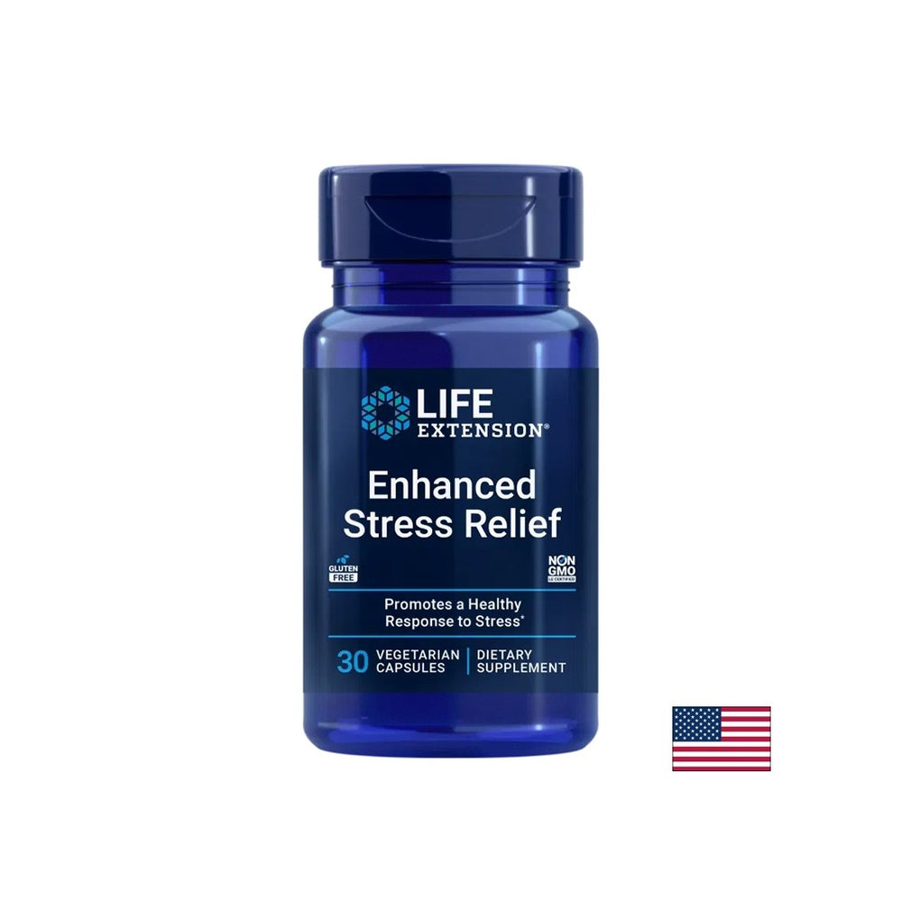 Stress and good mood - Lemon Balm + L-Theanine - Enchanced Stress Relief, 30 capsules - Nutra Best Europe