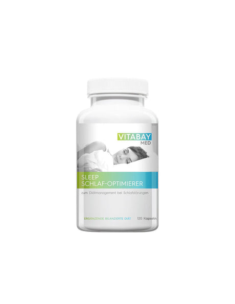 Stress and good mood - Lemon balm Sleep Schlaf Optimizer MED®, 300 mg x 120 V capsules - Nutra Best Europe