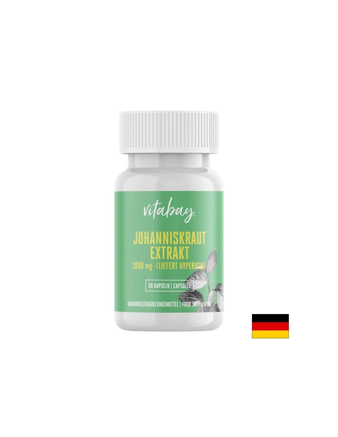 Stress and Good Mood - St. John's wort, 2000 mg x 90 V capsules - Nutra Best Europe