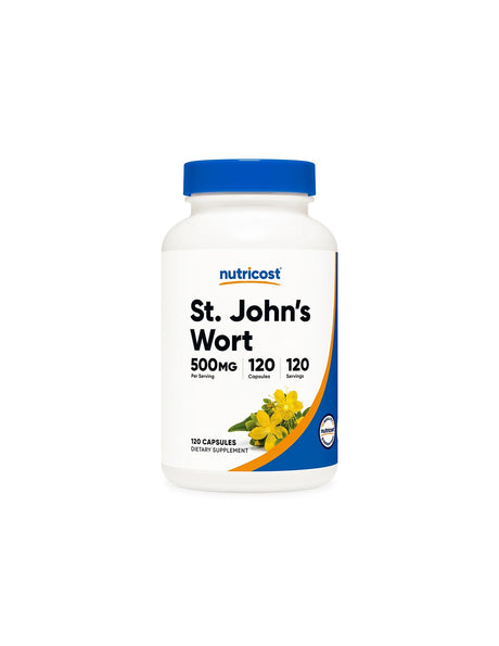 Stress and good mood - John's wort, 500 mg x 120 capsules - Nutra Best Europe