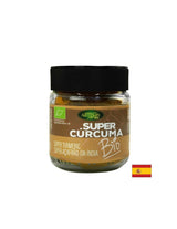 Aromatic organic spices - Turmeric, carob, black pepper and ginger, 80 g, powder - Nutra Best Europe