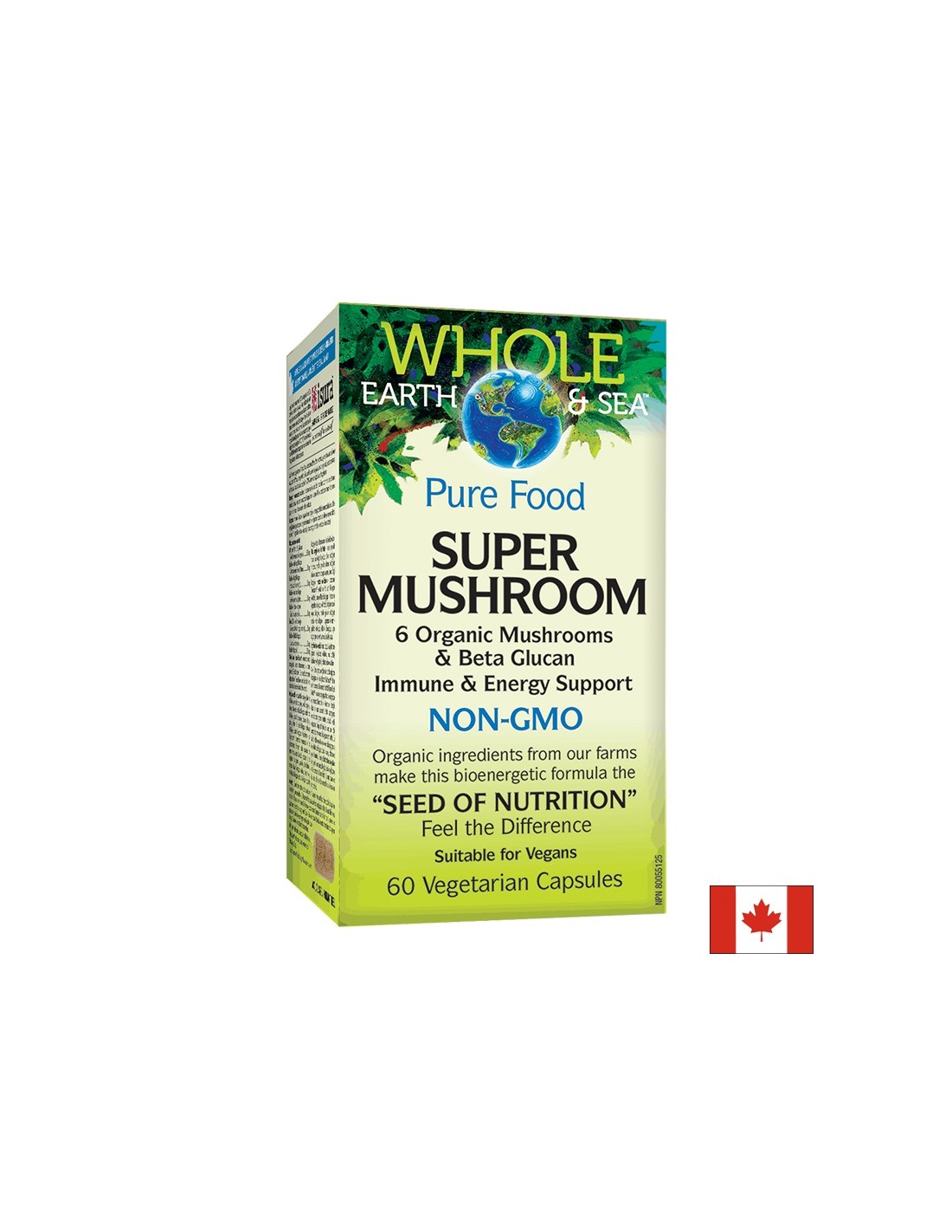 Super Mushroom Whole Earth & Sea® - 60 capsules - Nutra Best Europe