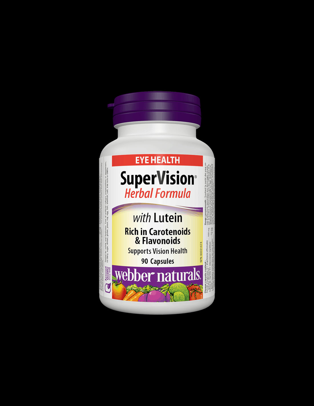 SuperVision® Herbal Formula/ Herbal formula to support vision with Lutein x 90 capsules - Nutra Best Europe