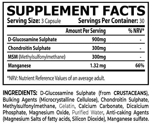 Joint Support | For Joint Mobility - 90 capsules - Nutra Best Europe