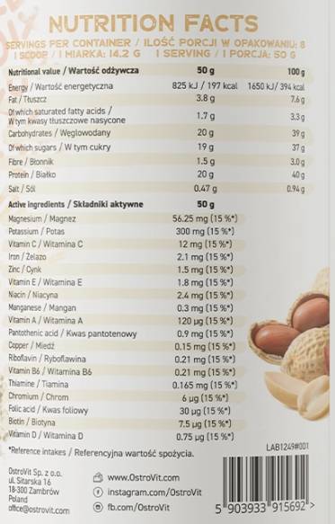 Delicious Shake + Vitamin 400 grams - Nutra Best Europe