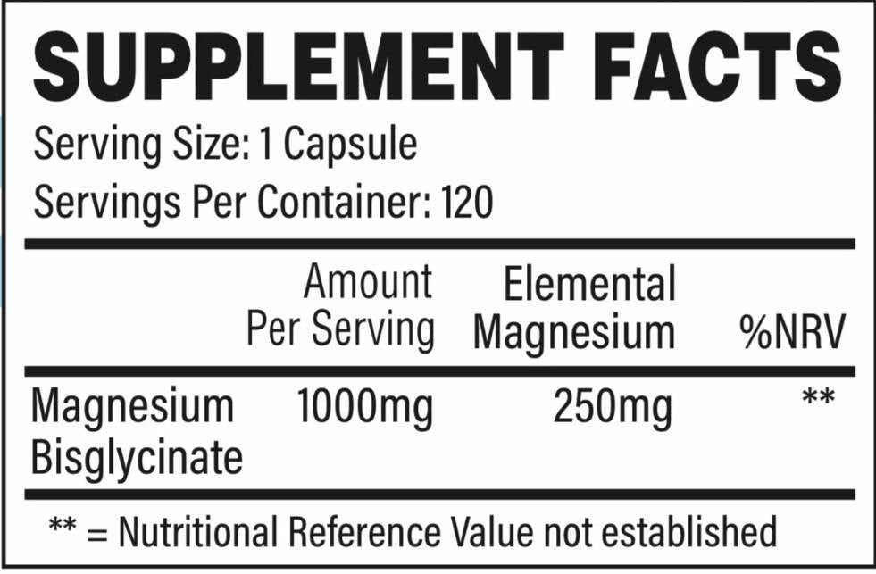 JP Magnesium | as Magnesium Bisglycinate - 120 capsules - Nutra Best Europe