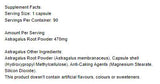 Astragalus 470 mg - 90 capsules - Nutra Best Europe