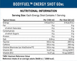 Bodyfuel Energy Shots - 12 x 60 ml - Nutra Best Europe