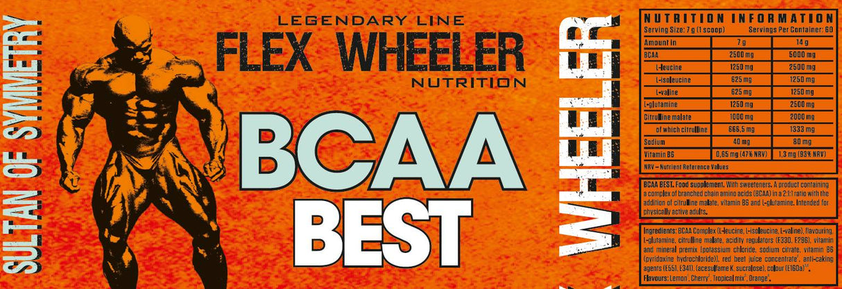 BCAA Best | with L-Glutamine & L-Citrulline Malate - 420 grams - Nutra Best Europe
