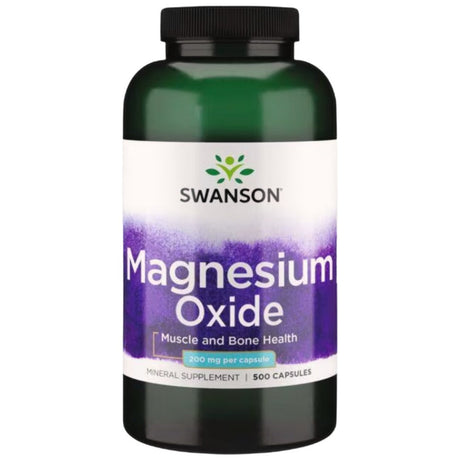 Magnesium Oxide - 500 capsules - Nutra Best Europe